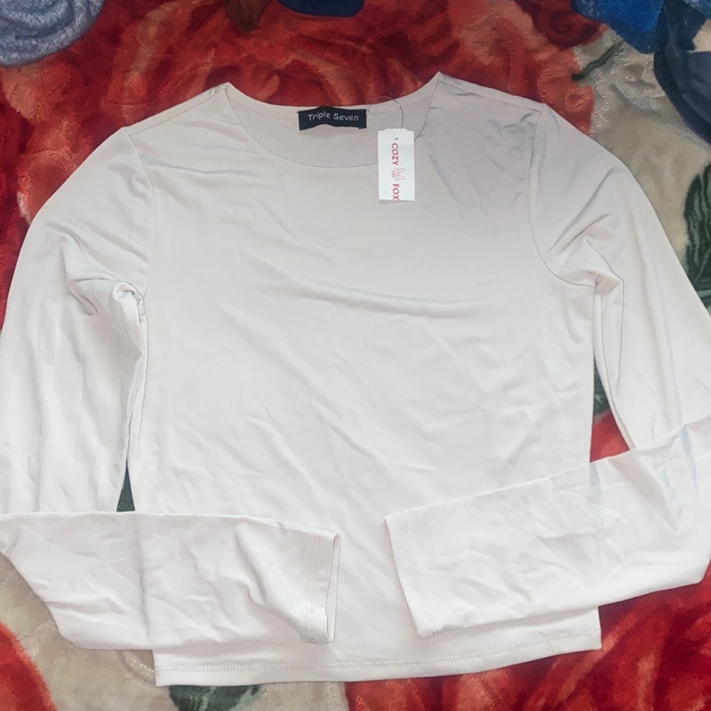 Champagne Satin Colored Long Sleeve!